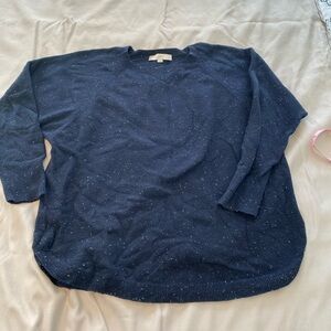 Women’s Loft Petite Large speckled sweater